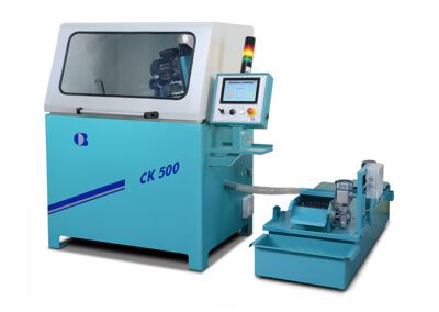 Machine equipped with coolant facility with rotating magnetic disc separator, 200 litres tank capacity (optional equipment)