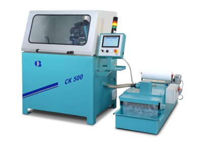 Machine equipped with coolant facility with cloth filtering system, 180 litres tank capacity (optional equipment)