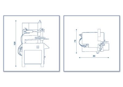 Технический чертеж POLAR ACM 650 (Размеры в см)