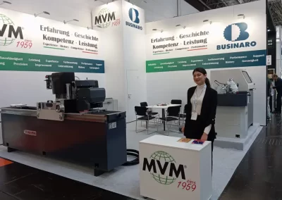 Stand Drupa Macchine affilatrici MVM