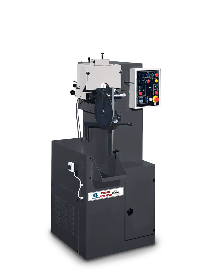 Smussatrice automatica per seghe circolari in HSS ed a settori riportati